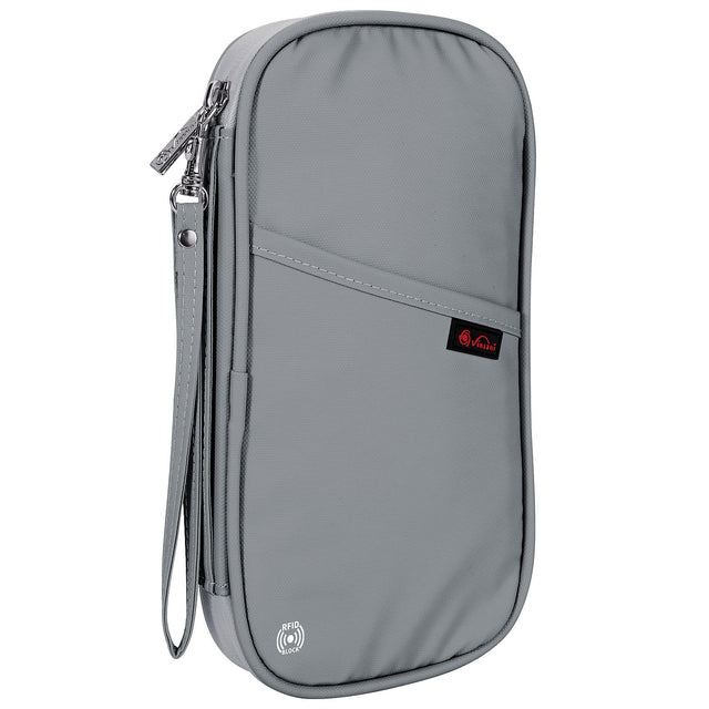 VINSANI grey passport organiser