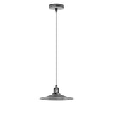 Single Head Vintage Pendant Light with Brushed Brass Metal Shade – Hanging Lamp for Kitchen & Dining
