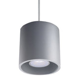 Sollux Lighting Orbis Modern Aluminium Pendant Lamp, GU10 – Grey