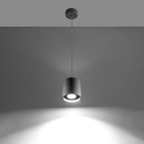 Sollux Lighting Orbis Modern Aluminium Pendant Lamp, GU10 – Grey