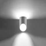 Sollux Lighting Penne Aluminium Wall Lamp with G9 Fitting – Modern Design Wall Light, White