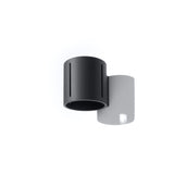 Sollux Lighting Inez Aluminium Wall Lamp with G9 Fitting – Modern Design Wall Light, Black