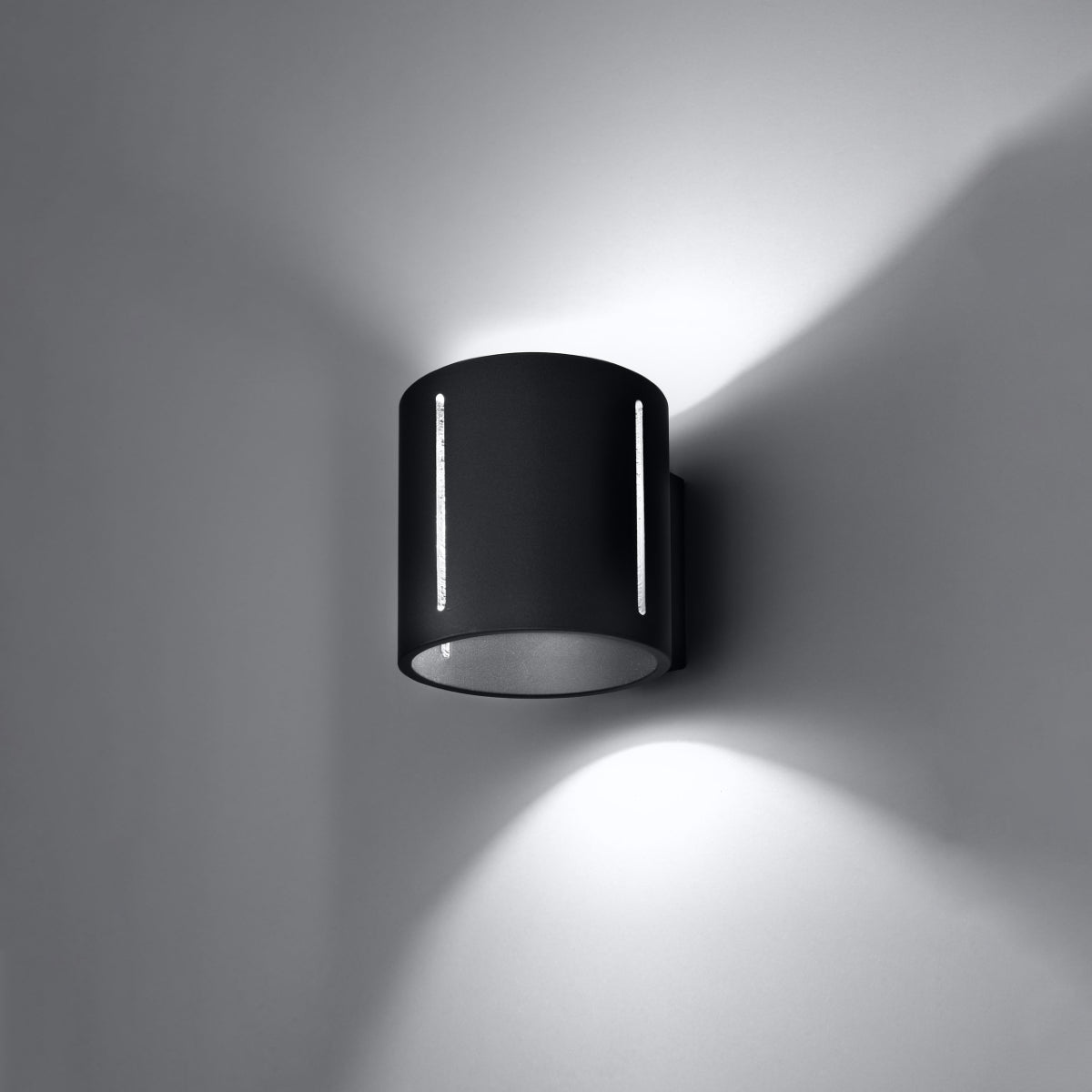 Sollux Lighting Inez Aluminium Wall Lamp with G9 Fitting – Modern Design Wall Light, Black