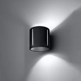 Sollux Lighting Inez Aluminium Wall Lamp with G9 Fitting – Modern Design Wall Light, Black