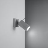 Ring Modern Steel Wall Spotlight, GU10