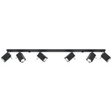 Sollux Merida Ceiling Light with GU10 Bulb Fitting – Modern Steel Lamp, Black