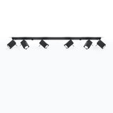 Sollux Merida Ceiling Light with GU10 Bulb Fitting – Modern Steel Lamp, Black