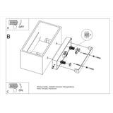 Lobo Modern Aluminium Wall Light, G9