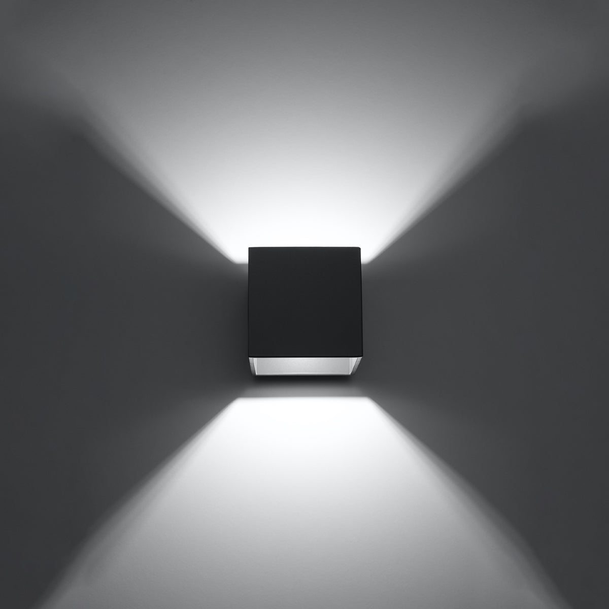 Sollux Quad Wall Light with G9 Bulb Fitting – Modern Aluminium Lamp, Anthracite