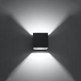Sollux Quad Wall Light with G9 Bulb Fitting – Modern Aluminium Lamp, Anthracite