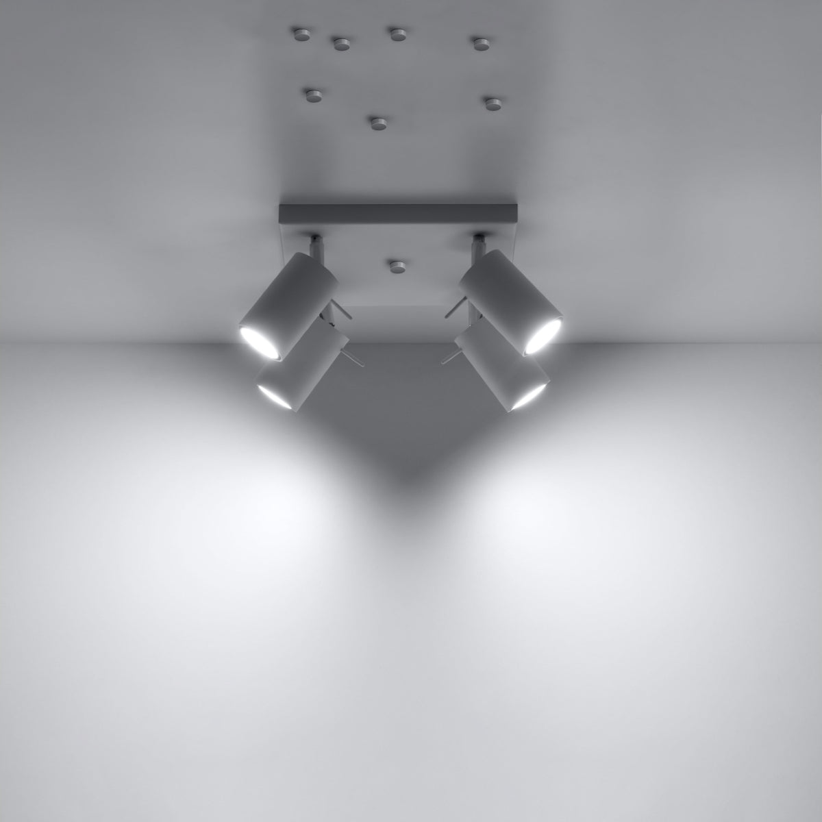 Ring Modern Steel Ceiling Spotlight, GU10