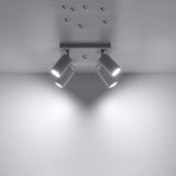 Ring Modern Steel Ceiling Spotlight, GU10