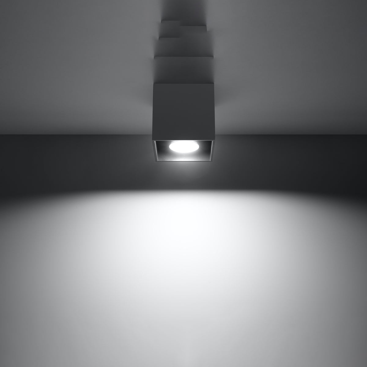 Quad Modern Aluminium Ceiling Light, G9