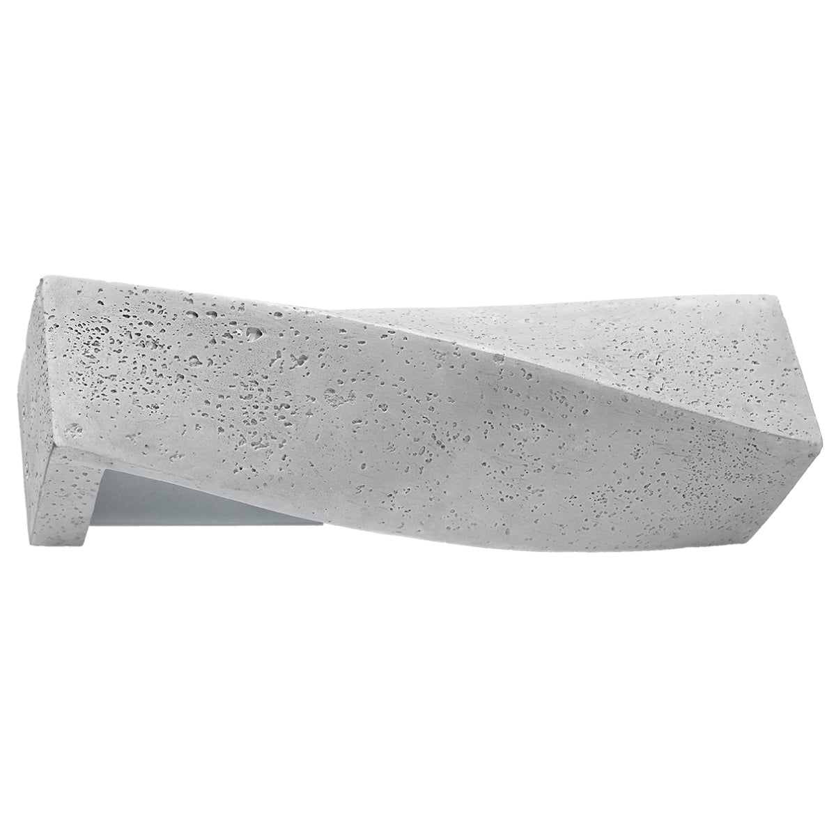Sollux Sigma Modern Concrete Wall Light with 2 E27 Bulb Fittings – Grey Wall Lamp