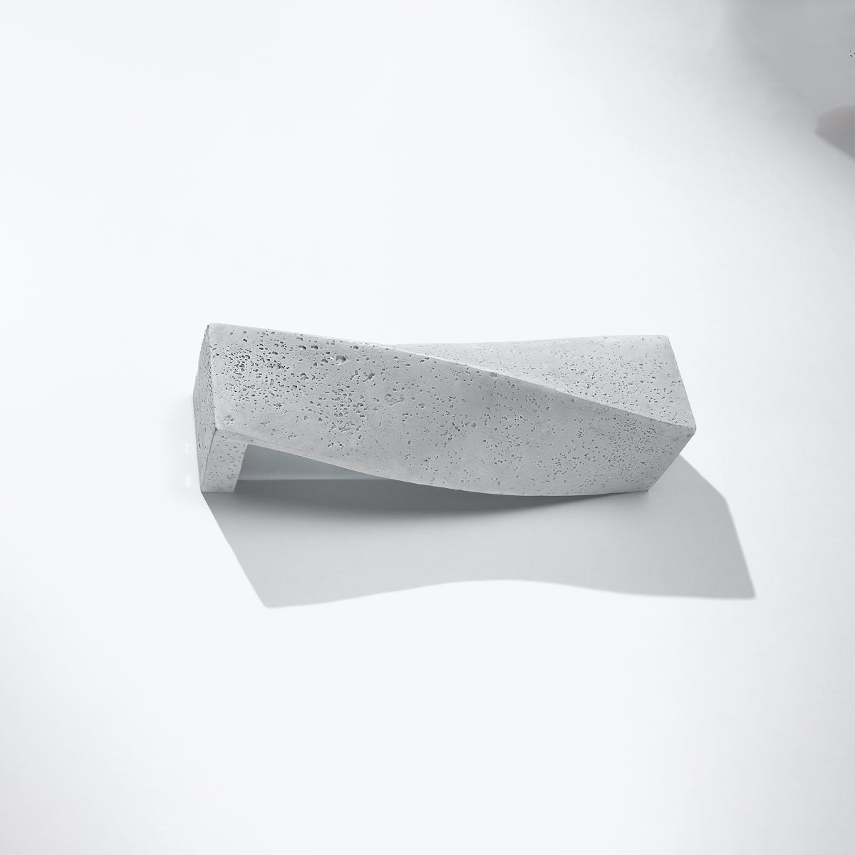 Sollux Sigma Modern Concrete Wall Light with 2 E27 Bulb Fittings – Grey Wall Lamp
