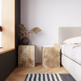Sollux Ariz Scandinavian Wood Ceiling Light with E27 Fitting – Natural Wood Ceiling Lamp