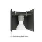 Sollux Lighting Quad Pendant Lamp with GU10 Fitting – Modern Aluminium Ceiling Light, White