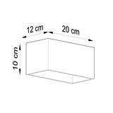 Quad Modern Aluminium Wall Light, G9
