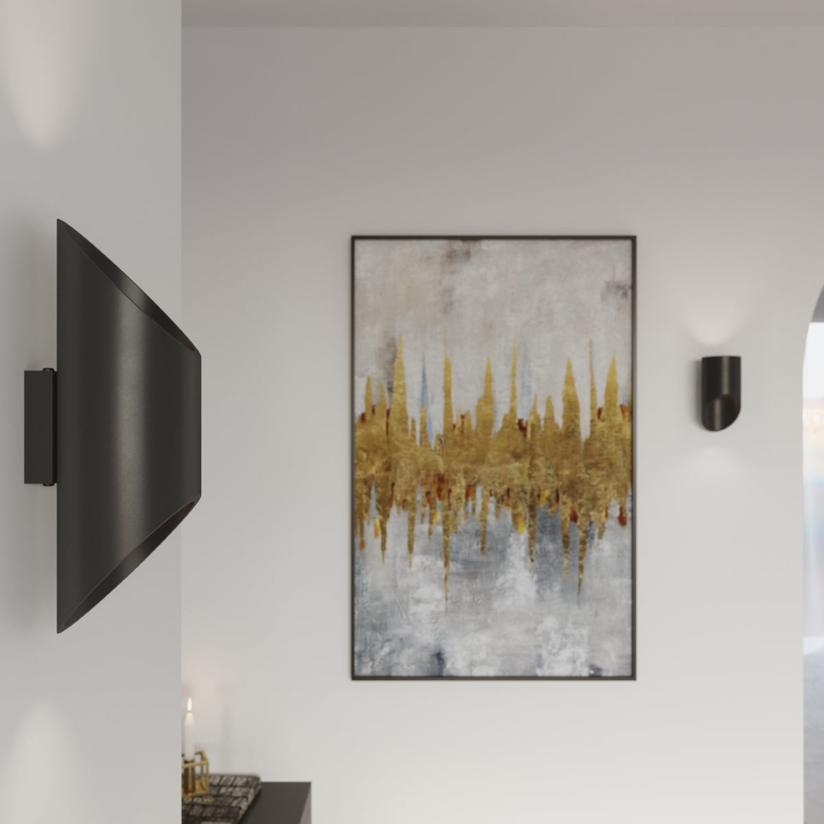 Penne Modern Aluminium Wall Light, G9