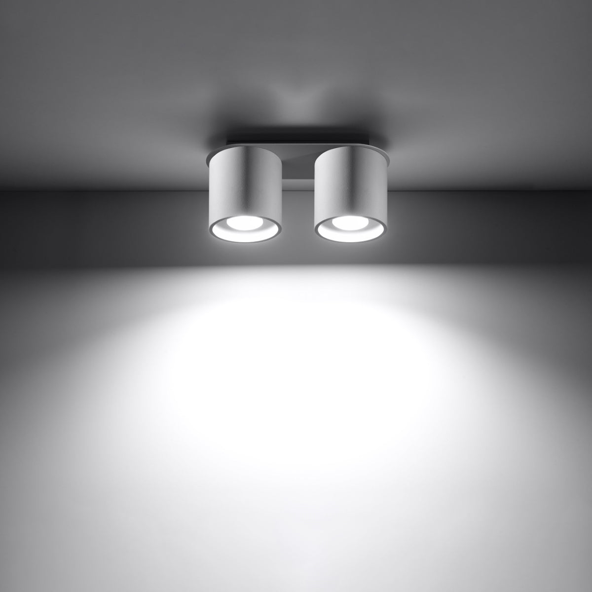 Orbis Modern Aluminium Ceiling Light, GU10