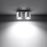 Orbis Modern Aluminium Ceiling Light, GU10