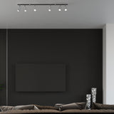 Sollux Lighting Ring Ceiling Lamp with 4 GU10 Lights – Modern Steel Ceiling Light, Chrome