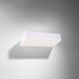 Sollux Lighting Taugan Ceramic Wall Lamp with 2 G9 Lights – Modern Design Wall Light, White