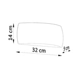 Pontius Modern Ceramic Wall Light, G9