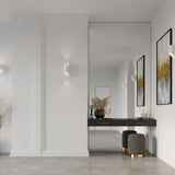 Sollux Lighting Penne Aluminium Wall Lamp with G9 Fitting – Modern Design Wall Light, White