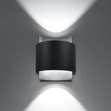 Sollux Impact Wall Lamp with Steel Body, G9 – Industrial Design Light, Black