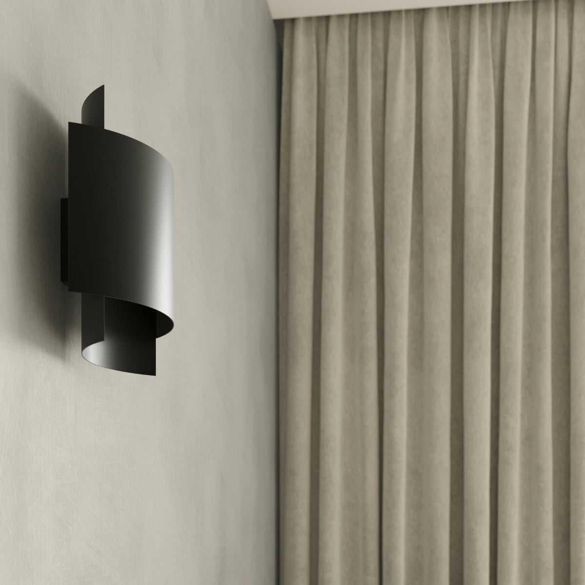 Sollux Impact Wall Lamp with Steel Body, G9 – Industrial Design Light, Black