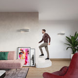 Sigma Modern Ceramic & Glass Wall Light, E27