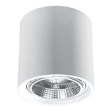 Sollux Kalu Ceiling Lamp with Ceramic Shade, GU10/ES111 – Modern Design Light, White