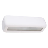 Sollux Subani Wall Lamp with Ceramic and Glass Shade, E27 – Modern Design Light, White
