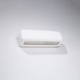 Sollux Subani Wall Lamp with Ceramic and Glass Shade, E27 – Modern Design Light, White