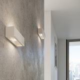 Sollux Subani Wall Lamp with Ceramic and Glass Shade, E27 – Modern Design Light, White