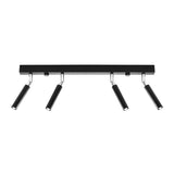 Sollux Eyetech Ceiling Light in Steel with G9 Fitting – Modern Design Home Lighting, Black