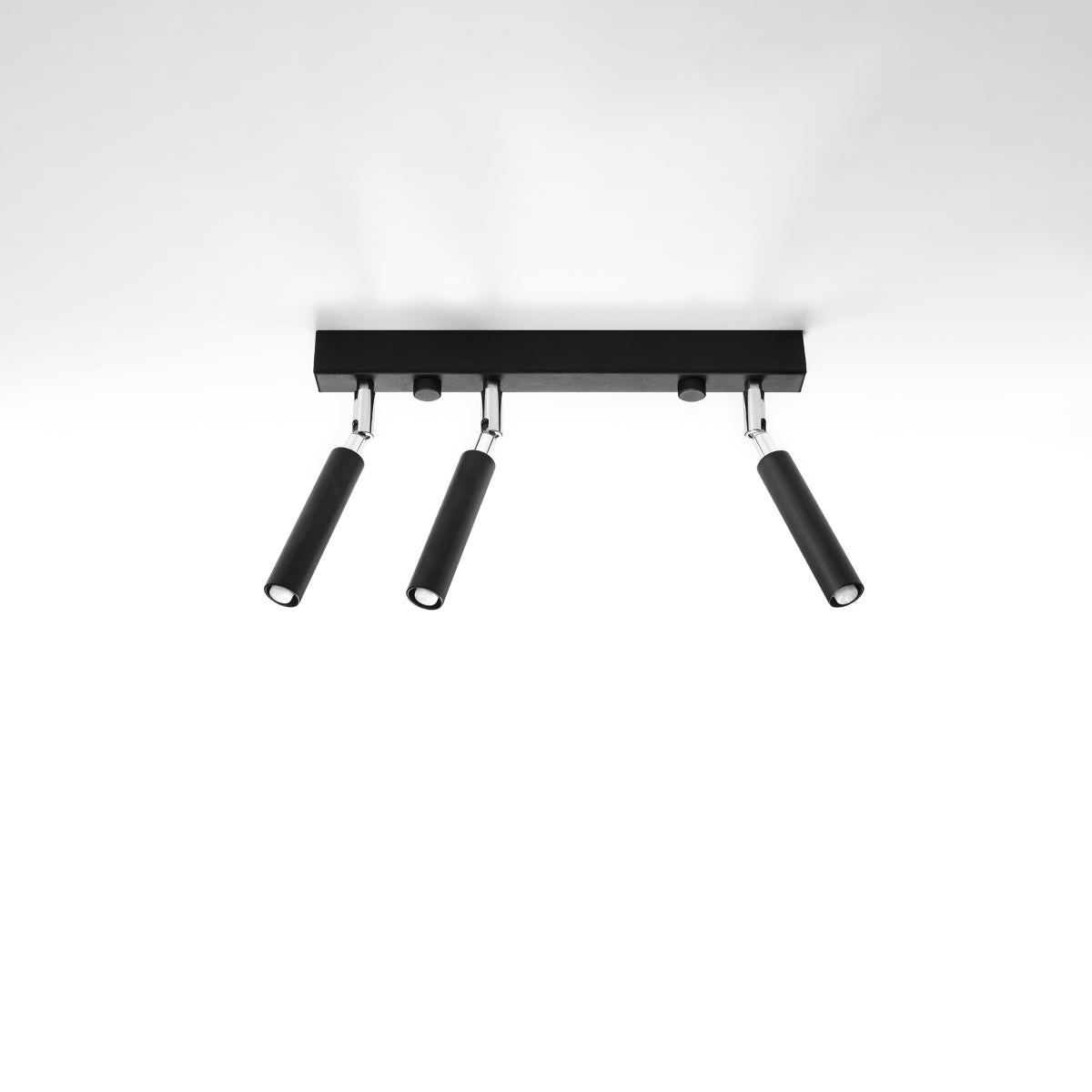 Sollux Eyetech Ceiling Light in Steel with G9 Fitting – Modern Design Home Lighting, Black