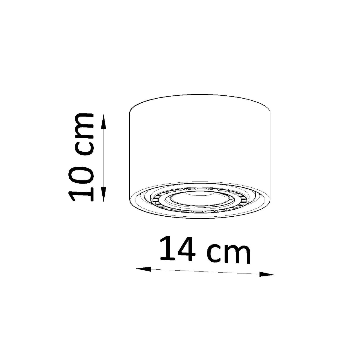 Sollux Basic Ceiling Light in Wood with GU10 Fitting – Scandinavian Design Home Lighting, Natural Wood