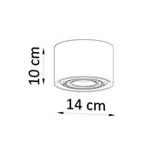 Sollux Basic Ceiling Light in Wood with GU10 Fitting – Scandinavian Design Home Lighting, Natural Wood