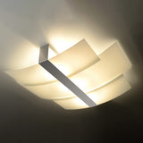 Sollux Lighting Celia Steel & Glass Ceiling Lamp with 3 E27 Lights – Modern Design, Chrome & White