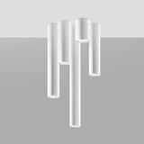 Lagos Modern Steel Ceiling Light, GU10