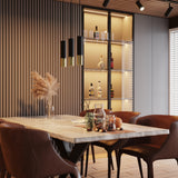 Sollux Lighting Loopez Steel Wall Lamp with 2 GU10 Lights – Modern Design, Black & Gold