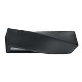 Sollux Lighting Sigma Ceramic & Glass Wall Lamp with E27 Light – Modern Design, Black