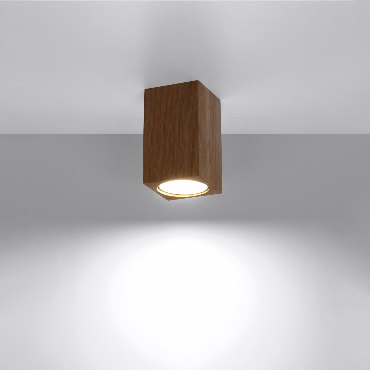 Keke Scandinavian Wood Ceiling Light, GU10