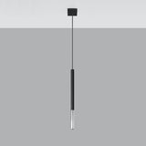 Sollux Lighting Mozaica Steel Pendant Lamp with G9 Light – Modern Design, Black & Chrome