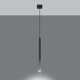 Sollux Lighting Mozaica Steel Pendant Lamp with G9 Light – Modern Design, Black & Chrome