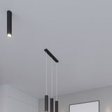 Sollux Lighting Lagos Steel Pendant Lamp with 3 GU10 Lights – Modern Design, Black