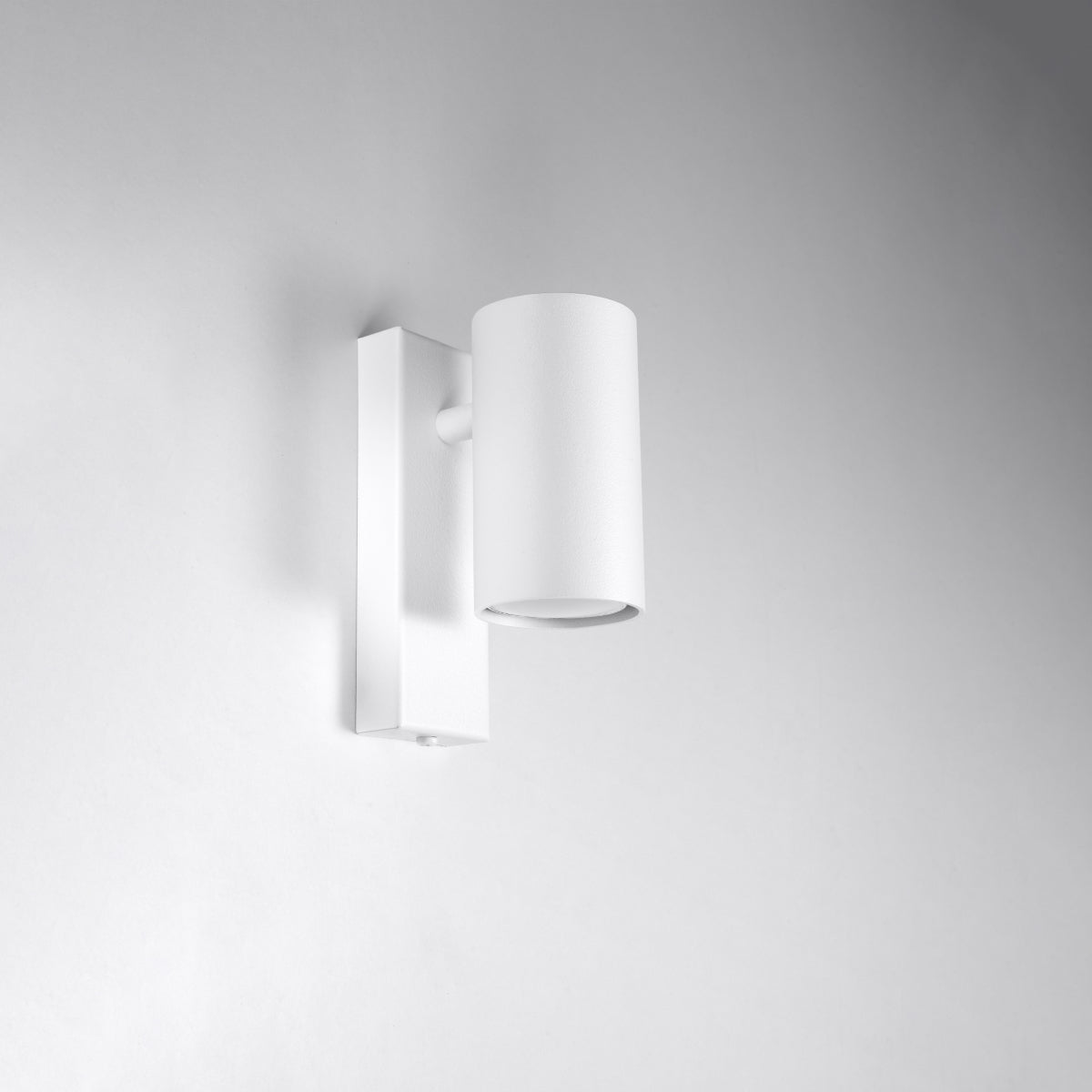 Sollux Utti Wall Lamp with White Steel Finish, GU10 Fitting – Modern Wall Light