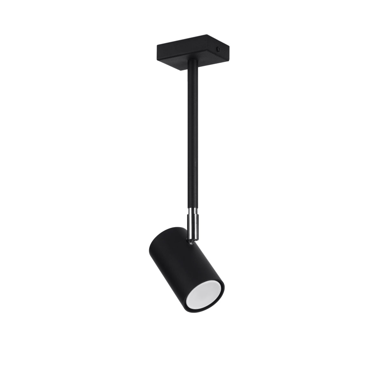 Sollux Norano Ceiling Lamp with Black Steel Finish, GU10 Fitting – Modern Ceiling Light